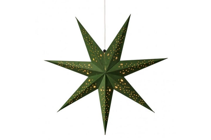 Paperitähti Sametti 78 cm Vihreä - Konstsmide - Valaistus - Jouluvalaistus - Jouluvalot