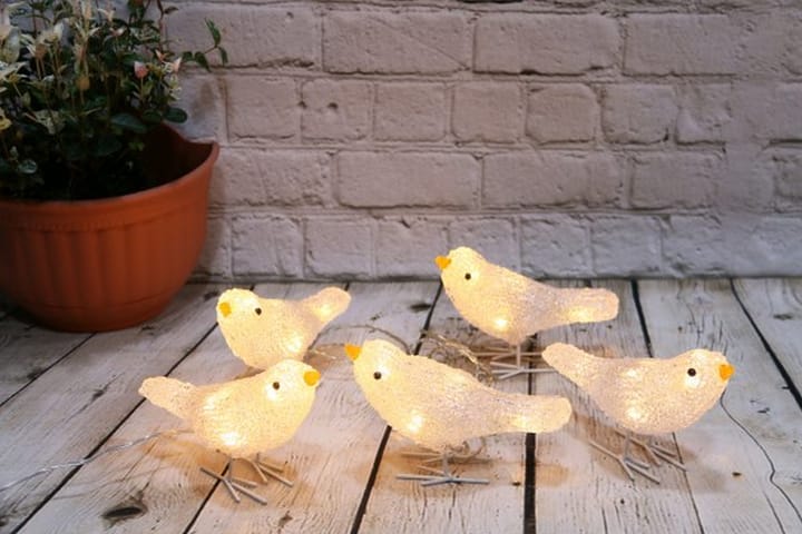Linnut 5-setti LED Täydellinen - Pixie Design - Valaistus - Jouluvalaistus - Muu jouluvalaistus