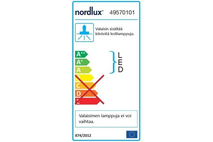 LED-alasvalo Nordlux Tiaki Ø85x45mm Valkoinen - Nordlux - Valaistus - Hehkulamput & polttimot - Spottivalaisimet & alasvalot - Alasvalo 230V