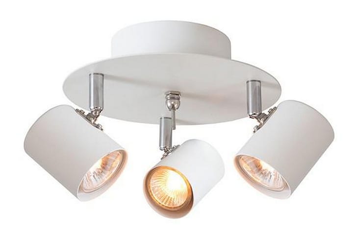 Spottivalo Alpha 20 cm Pyöreä 3 lamppua Valkoinen - Cottex - Valaistus - Hehkulamppu & polttimo - Spottivalaisin & alasvalo - Seinäspotti