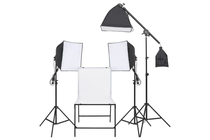 Valokuvastudiovalosarja kuvauspöydällä - Musta - Valaistus - Hehkulamput & polttimot - Työvalaistus - Valokuvaus & studiovalaisimet