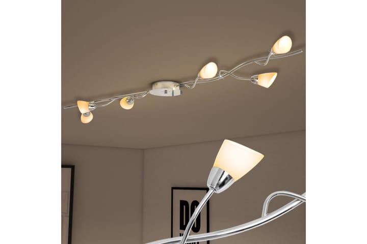 Kattovalaisin 6 LED-lamppua G9 240 W - Valkoinen - Valaistus - Sisävalaistus & lamput - Riippuvalaisimet