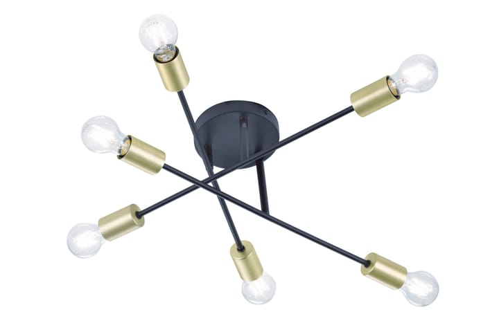 Kattovalaisin Cross Ø56 cm Mattamusta/Kulta - TRIO - Valaistus - Hehkulamput & polttimot - LED-valaistus - LED-kohdevalo