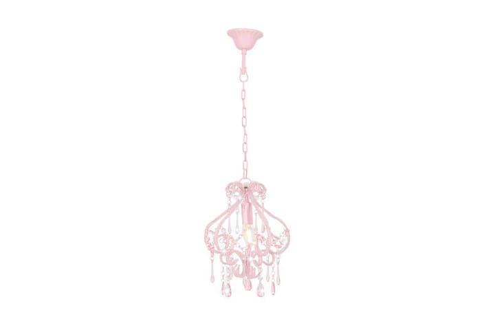 Kattovalaisin helmillä pinkki pyöreä E14 - Pinkki - Valaistus - Sisävalaistus & lamput - Riippuvalaisimet