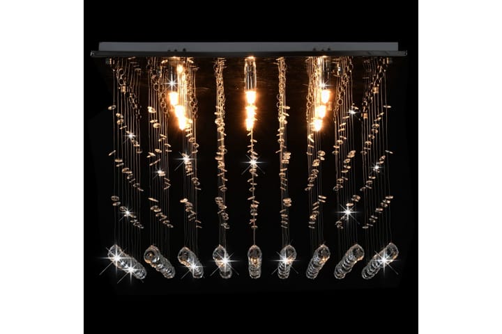 Kattovalaisin kristallihelmillä hopea kuutio G9 - Hopea - Valaistus - Sisävalaistus & lamput - Kattovalaisimet