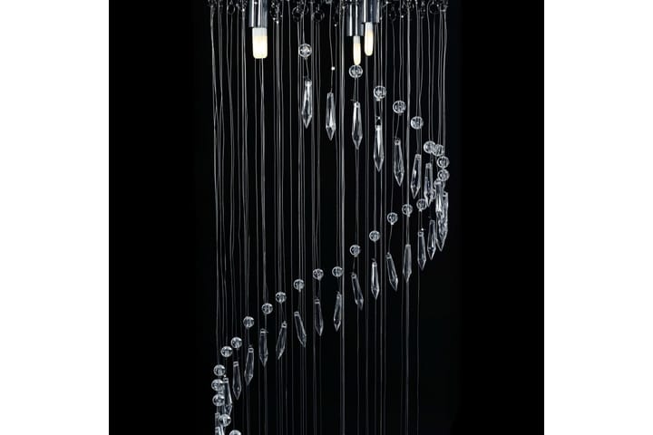 Kattovalaisin kristallihelmillä hopea spiraali G9 - Hopea - Valaistus - Sisävalaistus & lamput - Kattovalaisimet