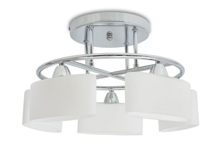 Kattovalaisin soikeilla varjostimilla E14 lampulle 200 W - Valkoinen - Valaistus - Sisävalaistus & lamput - Plafondit