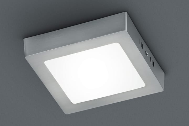LED-Plafondi Zeus 18x18 cm Harjattu Teräs - TRIO - Valaistus - Sisävalaistus & lamput - Kattovalaisin