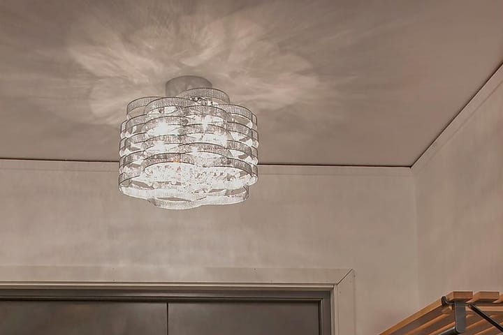 Plafondi Elektra LED-valaistus Kromi - Aneta Lighting - Valaistus - Sisävalaistus & lamput - Kattovalaisin