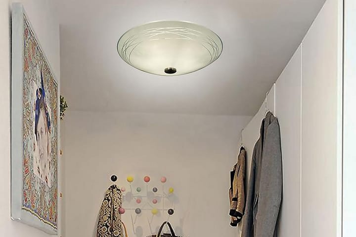 Plafondi Gloria Valkoinen/Teräs - Aneta Lighting - Valaistus - Sisävalaistus & lamput - Kattovalaisin