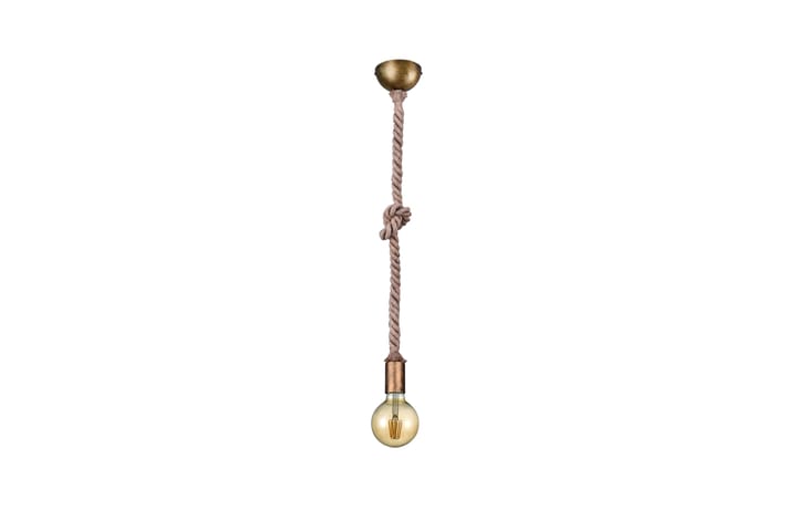 Riippuvalaisin Rope Ø12 cm Antiikkimessinki - TRIO - Valaistus - Sisävalaistus & lamput - Ikkunavalaisimet - Ikkunavalaisin riippuva