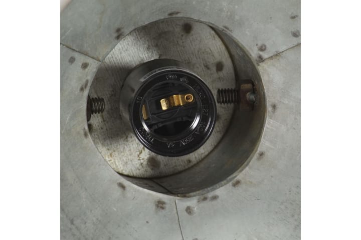 Teollistyylinen riippuvalaisin 25 W hopea pyöreä 19 cm E27 - Hopea - Valaistus - Sisävalaistus & lamput - Kattovalaisin