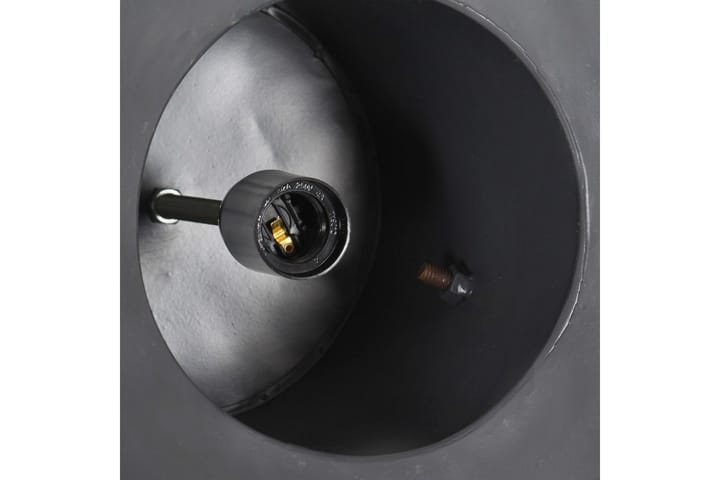 Teollistyylinen riippuvalaisin 25W harmaa pyöreä mango 52cm - Harmaa - Valaistus - Sisävalaistus & lamput - Kattovalaisin