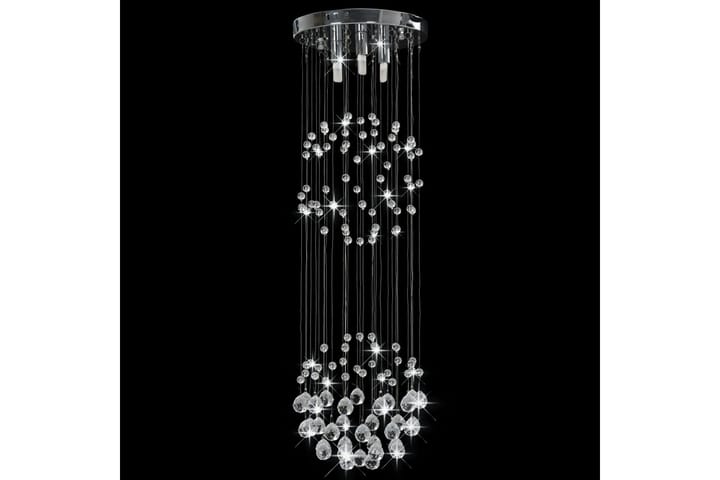 Kattovalaisin kristallihelmillä hopea pallo 3 x G9 polttimoa - Hopea - Valaistus - Sisävalaistus & lamput - Kristallikruunut & kattokruunut