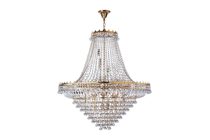 Kattovalaisin Versailles 19L kristalli kulta - Searchlight - Valaistus - Sisävalaistus & lamput - Kristallikruunut & kattokruunut
