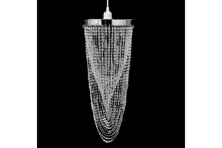 Kristallinen Riippuva Kattokruunu 22 x 58 cm - Läpinäkyvä - Valaistus - Sisävalaistus & lamput - Kristallikruunut & kattokruunut