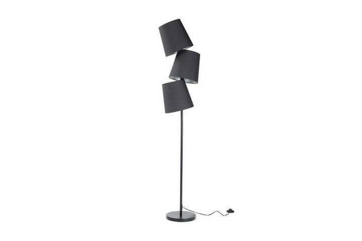 Lattiavalaisin Grande 164 cm - Musta - Valaistus - Sisävalaistus & lamput - Lattiavalaisimet - 2-vartinen lattiavalaisin