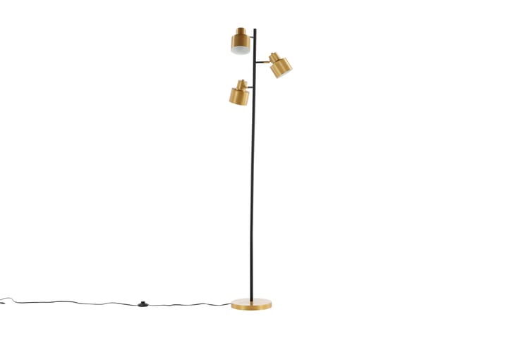 Lattiavalaisin Vifta 3 lamppua 31 cm - Musta/Ruskea - Valaistus - Sisävalaistus & lamput - Lattiavalaisimet