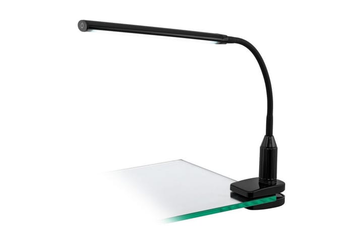 Nipistinspotti Laroa LED Touch-toiminnolla Musta - Eglo - Valaistus - Sisävalaistus & lamput - Lukuvalot - Klipsivalaisin