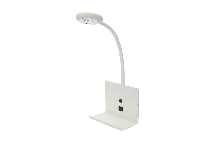 Zet Yöpöytävalaisin USB-laturilla valkoinen - Aneta Lighting - Valaistus - Sisävalaistus & lamput - Lukuvalot