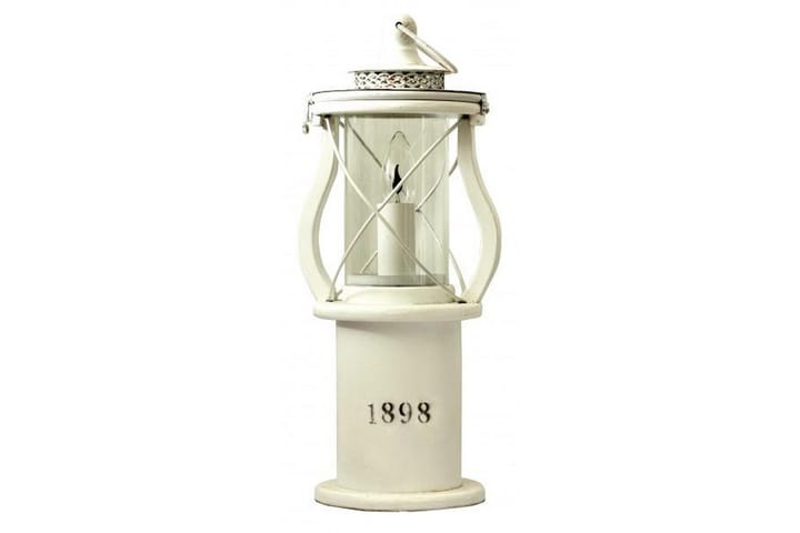 Lyhty 1898 21 cm Pyöreä Valkoinen - Cottex - Valaistus - Sisävalaistus & lamput - Erikoisvalaisin - Kaarivalaisin