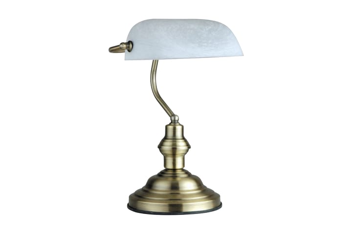 Pöytävalaisin Antique Antiikki Messinki - Globo Lighting - Valaistus - Sisävalaistus & lamput - Pöytävalaisimet - Pankkiirivalaisin