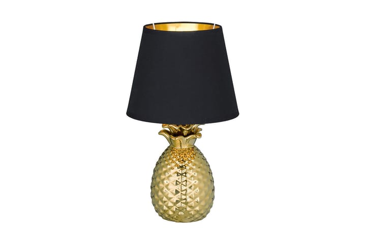 Pöytävalaisin Pineapple Ø20 cm Kulta/Musta - TRIO - Valaistus - Sisävalaistus & lamput - Erikoisvalaisin - Tiffanylamppu