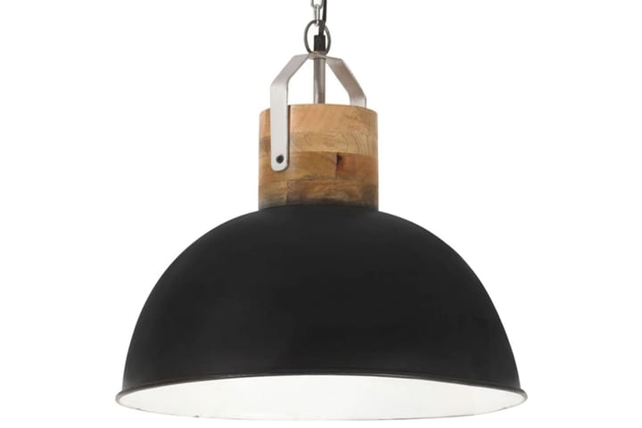 Teollinen riippuvalaisin musta pyöreä 42 cm E27 - Musta - Valaistus - Sisävalaistus & lamput - Riippuvalaisimet