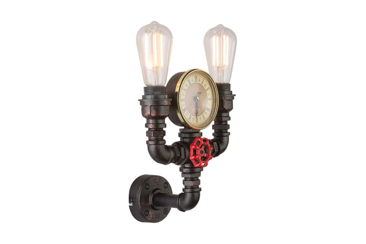Seinävalaisin Bayuda 2 lamppua Musta - Globo Lighting - Valaistus - Sisävalaistus & lamput - Seinävalaisimet - Seinävalaisin