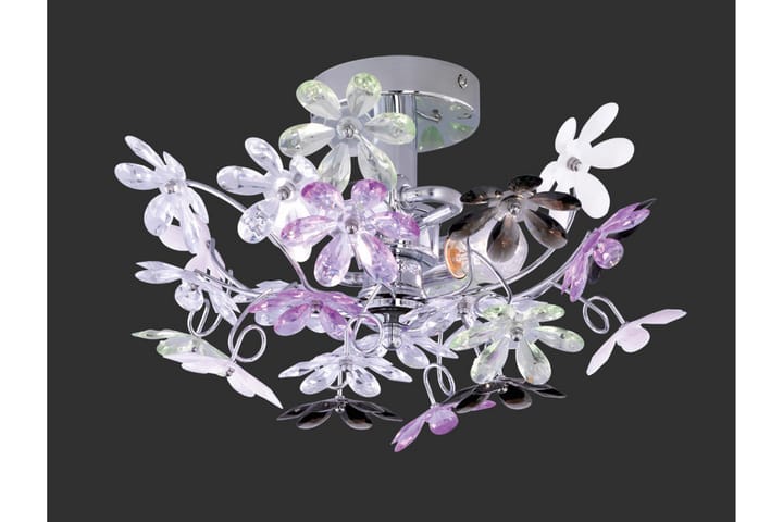 Seinävalaisin Flower Kromi - Trio Lighting - Valaistus - Sisävalaistus & lamput - Kattovalaisimet