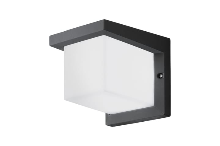 Seinävalaisin Desella 16 cm LED Musta/Valkoinen - Eglo - Piha & ulkoaltaat - Piha-alue - Sisäänkäynti - Sisäänkäynnin valaistus