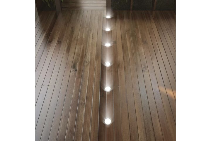 LED Maavalo 6 kpl Lämmin Valkoinen - Musta - Piha & ulkoaltaat - Uima-allas, poreallas & sauna - Poreallas - Ulkoporeamme