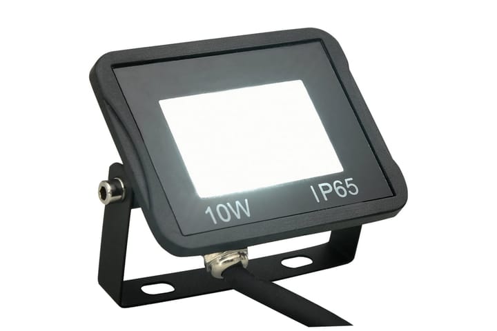 LED-valonheitin 10 W kylmä valkoinen - Musta - Valaistus - Ulkovalaistus - Kohdevalot & valonheittimet