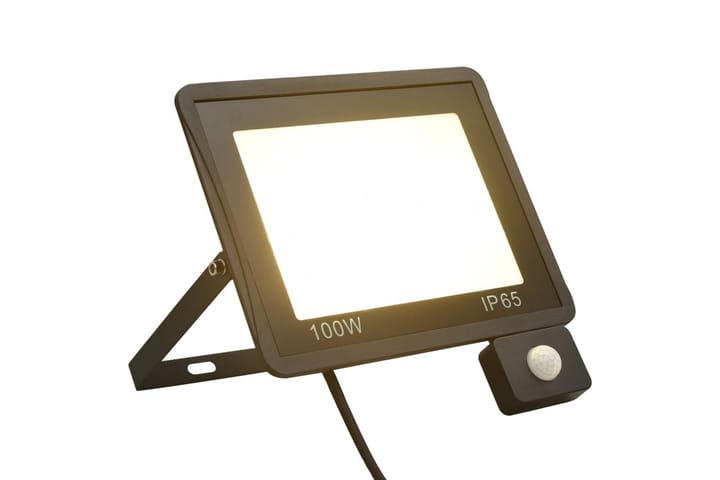 LED-valonheitin sensorilla 100 W lämmin valkoinen - Musta - Valaistus - Ulkovalaistus - Kohdevalot & valonheittimet